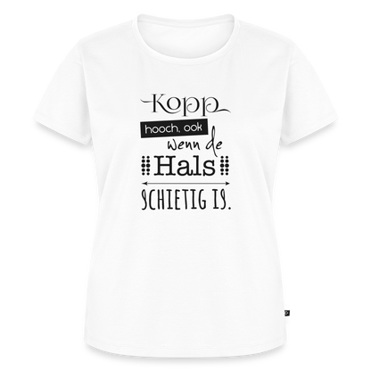 Damen Premium Bio T-Shirt - Kopp hooch - Weiß