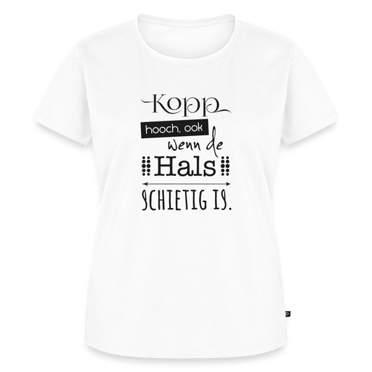 Damen Premium Bio T-Shirt - Kopp hooch - Weiß