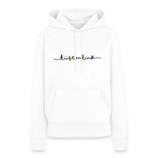 Damen Premium Hoodie - Küstenkind - Weiß