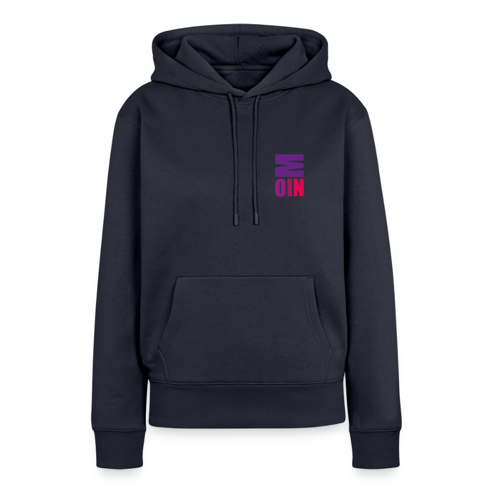 Damen Premium Hoodie - Moin - Navy