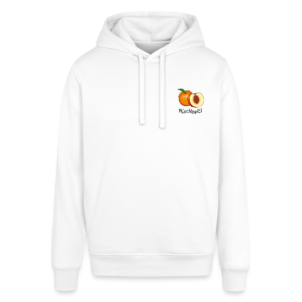 Unisex Bio-Hoodie - Plüschappel - Weiß