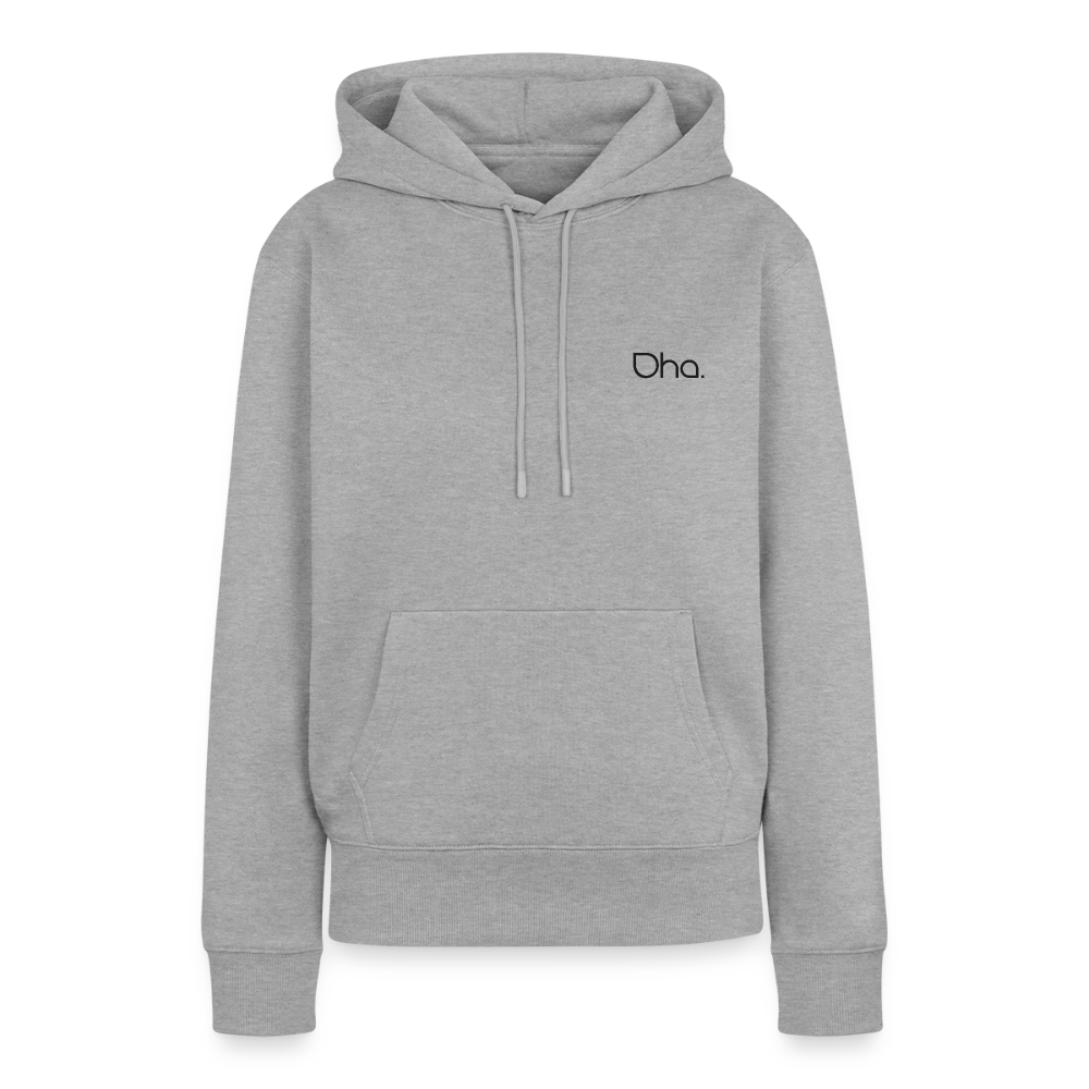 Oha Damen Premium Hoodie - Grau meliert