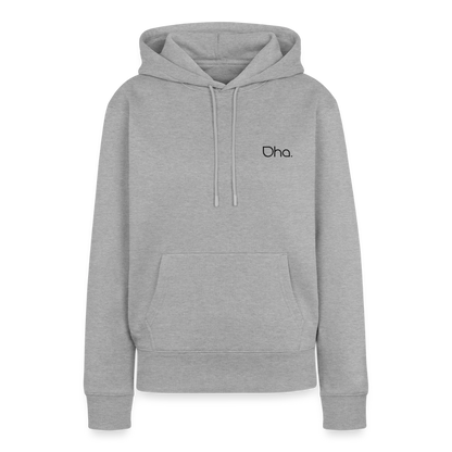 Oha Damen Premium Hoodie - Grau meliert