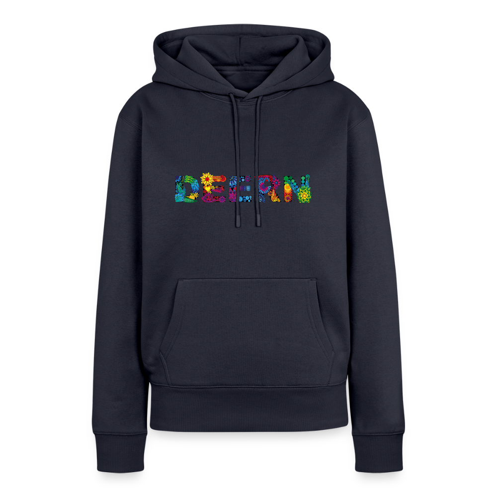 Damen Premium Hoodie - Deern - Navy