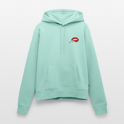 Damen Premium Hoodie - Sööt Lippen - Mint 