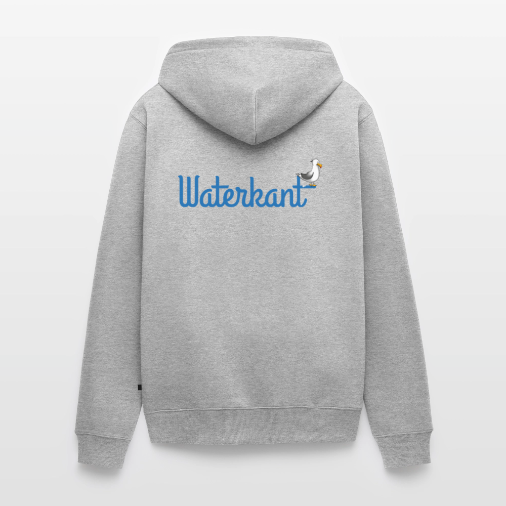 Herren Premium Kapuzenjacke - Waterkant - Grau meliert