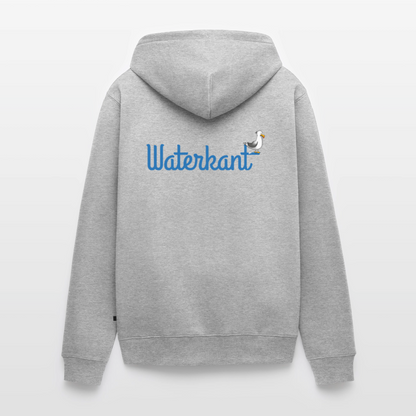 Herren Premium Kapuzenjacke - Waterkant - Grau meliert