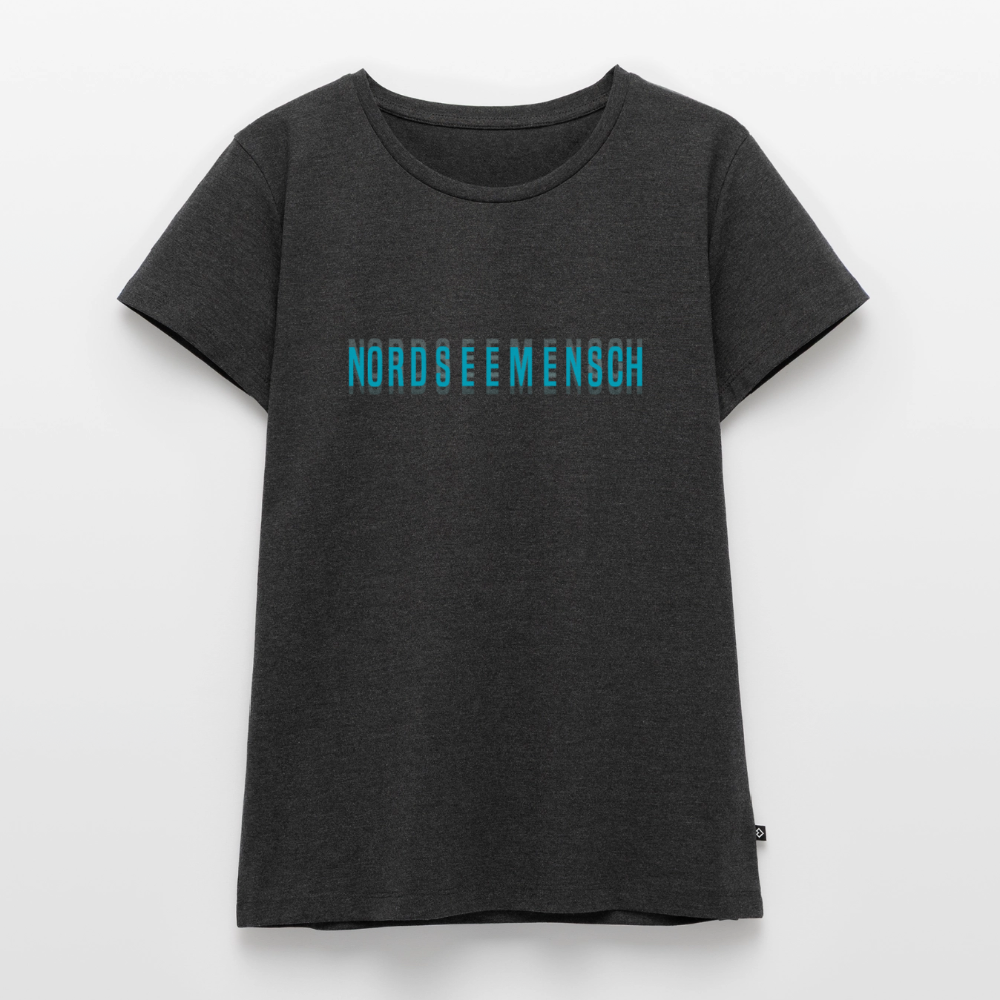 Nordseemensch - Damen Premium T-Shirt - Anthrazit meliert