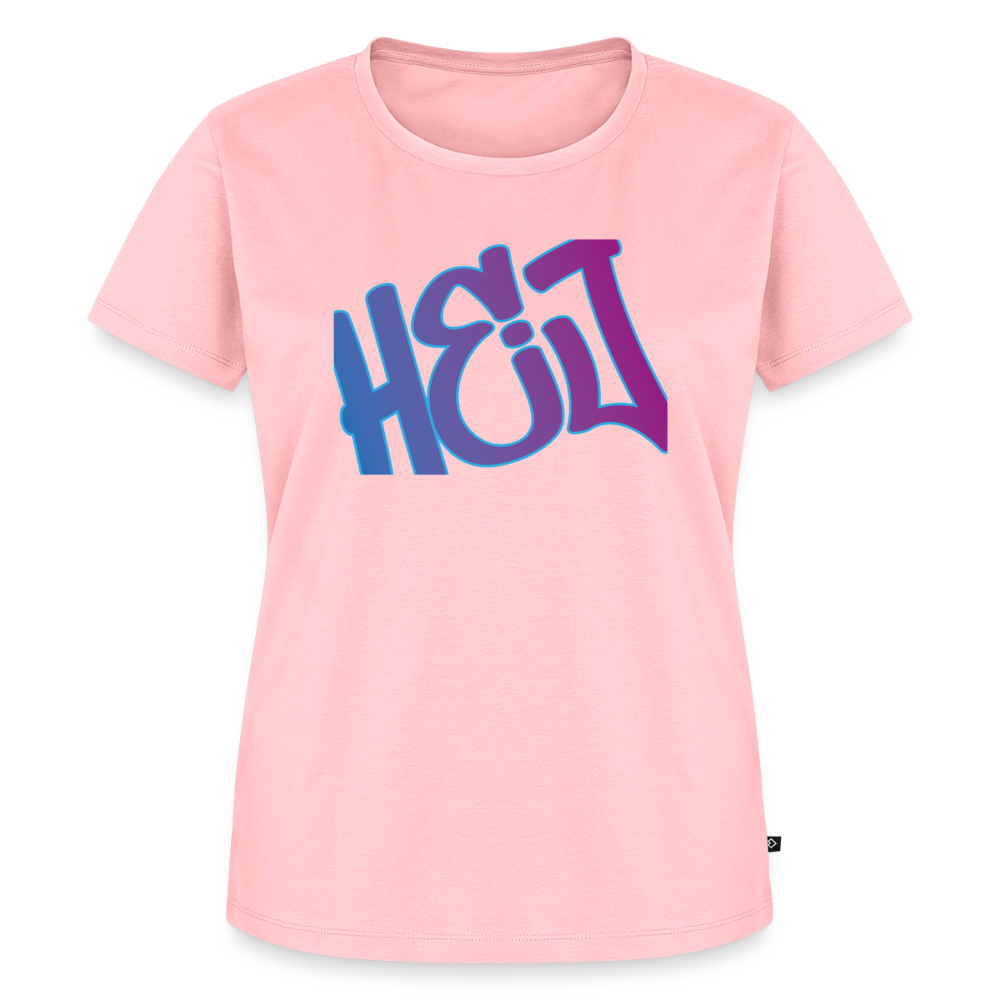 Damen Premium Bio T-Shirt - Hej - Rosa