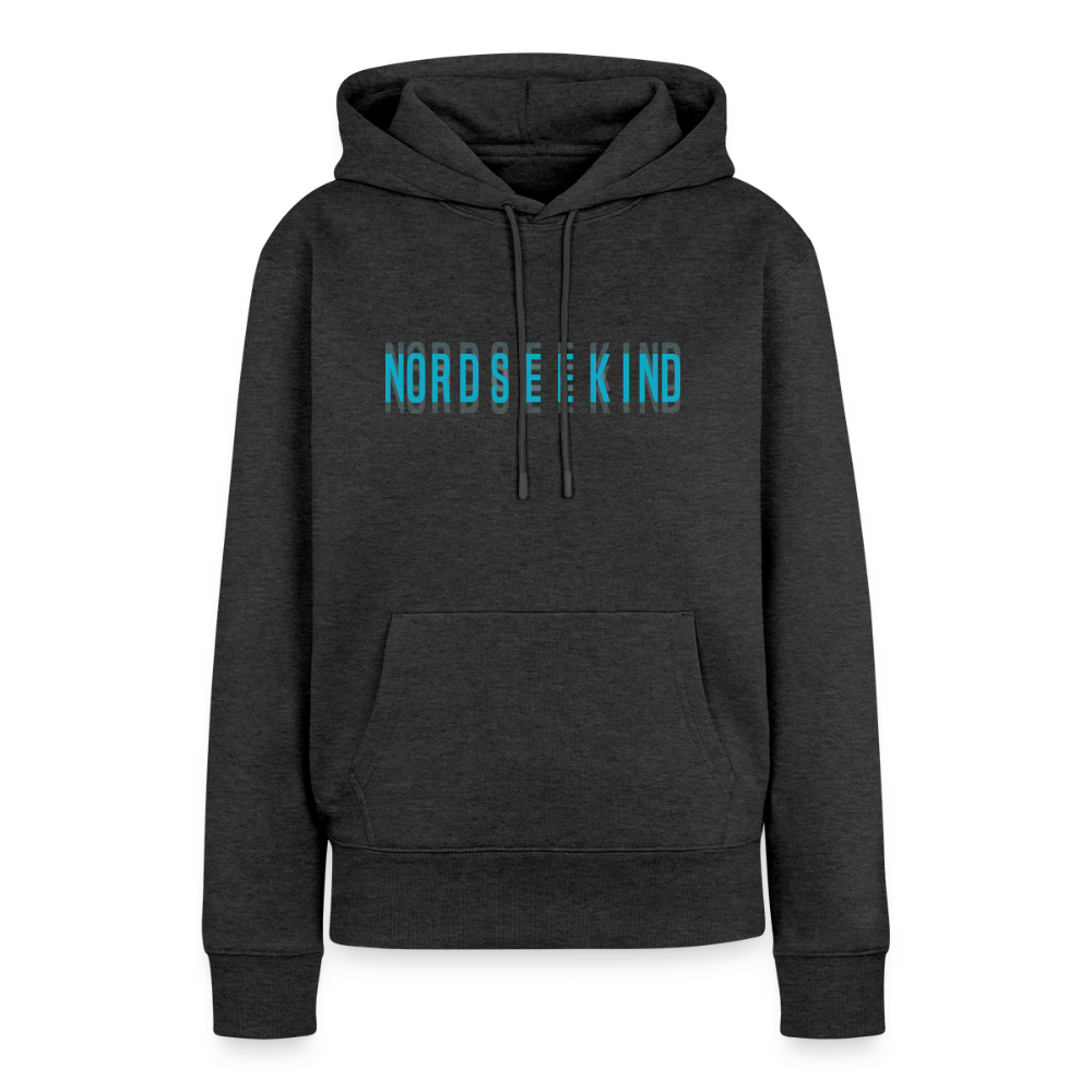 Nordseekind Damen Premium Hoodie - Anthrazit meliert