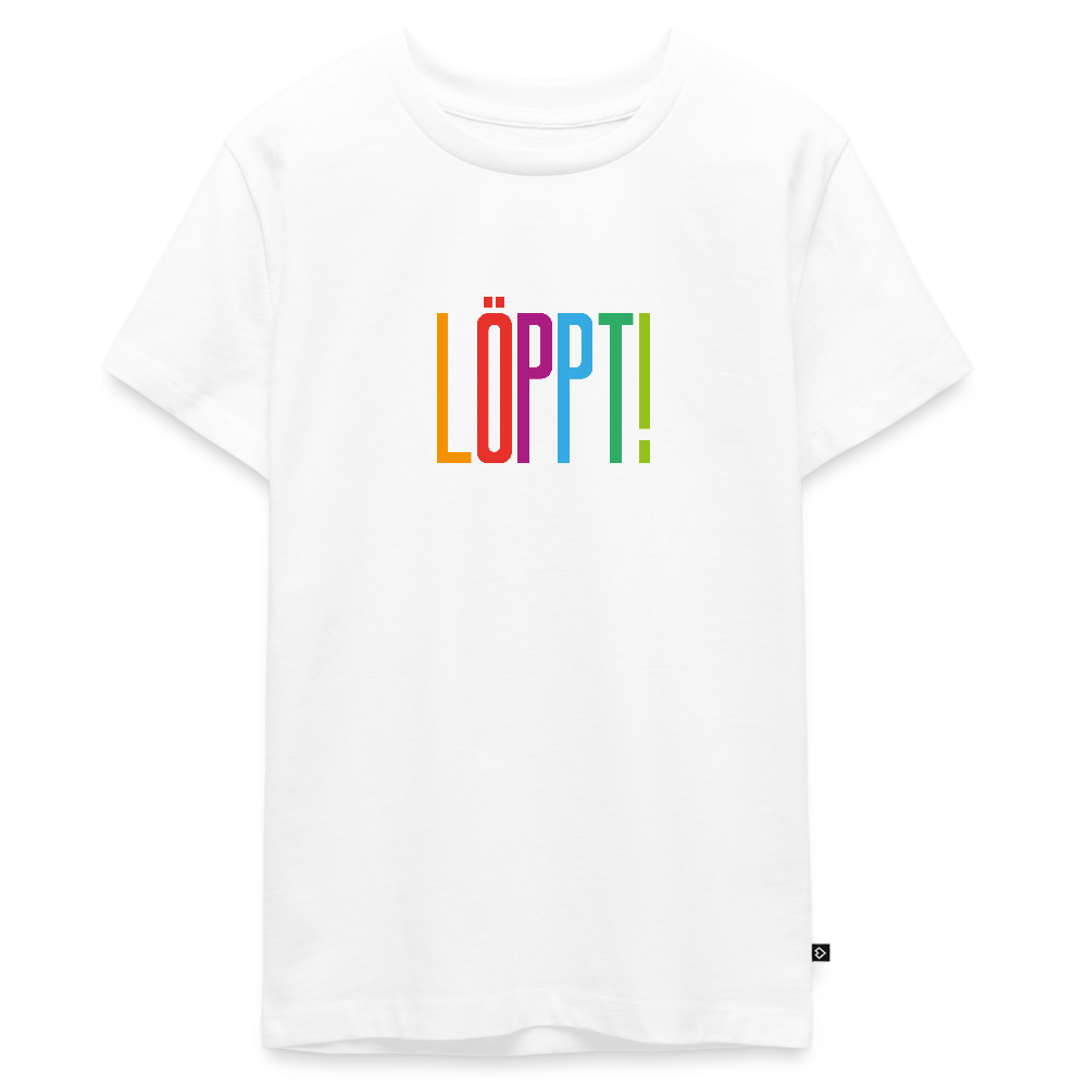 Teenager Premium T-Shirt - Löppt! - Weiß