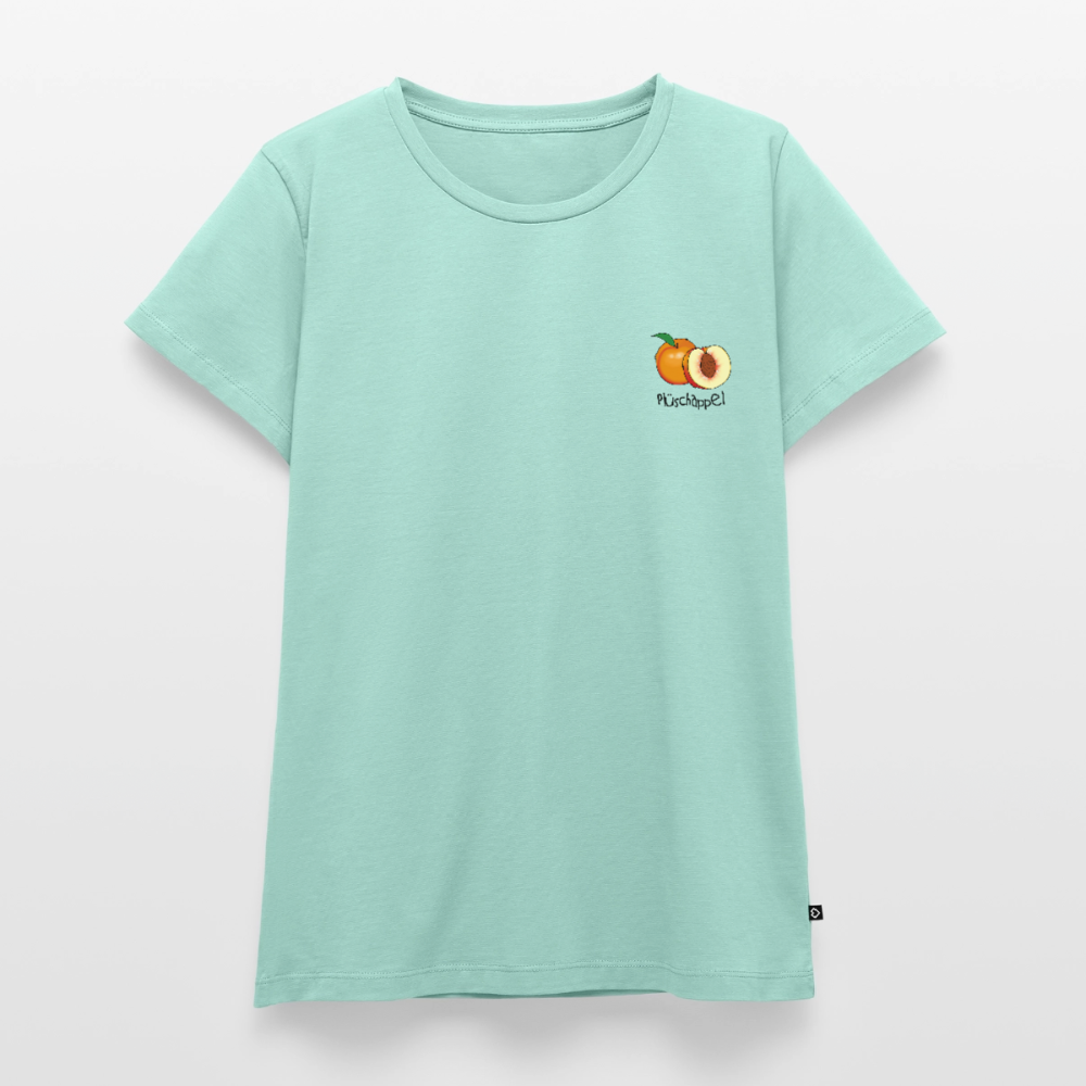 Damen Premium Bio T-Shirt - Plüschappel - Mint 