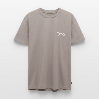 Oha - Herren Premium T-Shirt (weiß) - Taupe