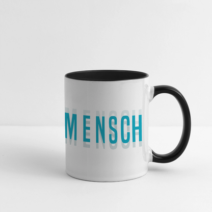 Nordseemensch - Panoramatasse - Weiß/Schwarz