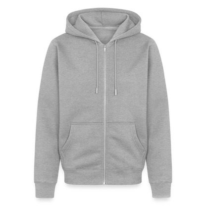 Herren Premium Kapuzenjacke - Hamburg - Grau meliert