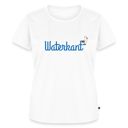 Damen Premium Bio T-Shirt - Waterkant - Weiß