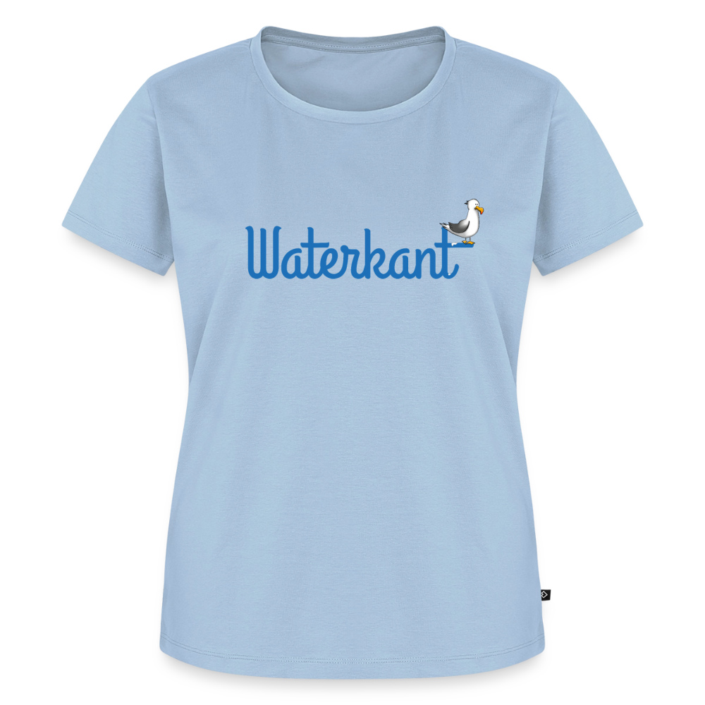 Damen Premium Bio T-Shirt - Waterkant - Hellblau