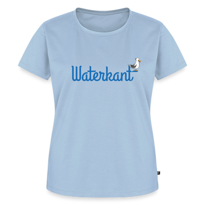Damen Premium Bio T-Shirt - Waterkant - Hellblau