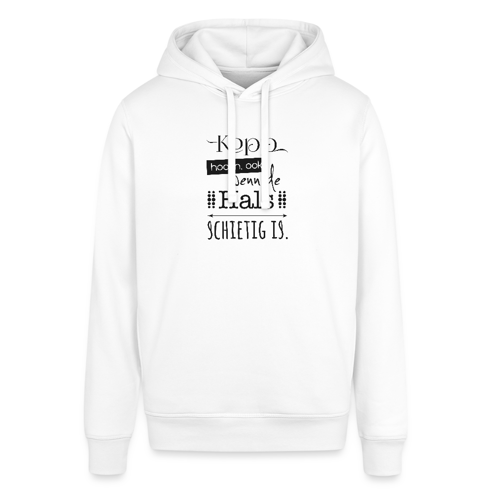 Unisex Bio-Hoodie - Kopp hooch - Weiß