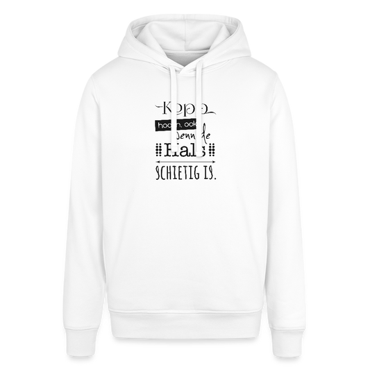 Unisex Bio-Hoodie - Kopp hooch - Weiß