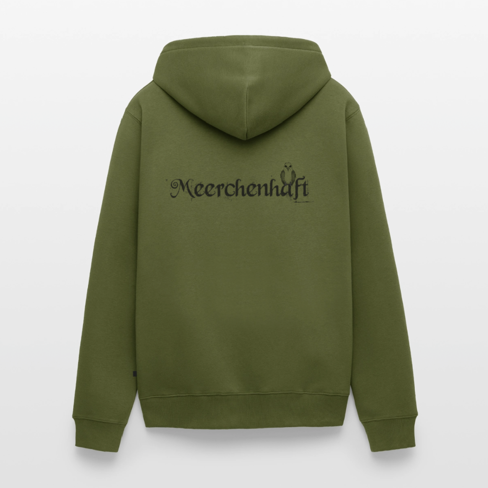 Meerchenhaft Herren Premium Kapuzenjacke im nordischen Stil - Khaki
