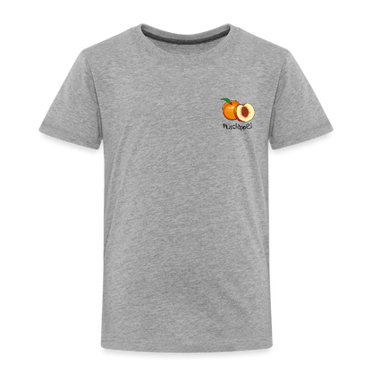 Kinder Premium T-Shirt - Plüschappel - Grau meliert