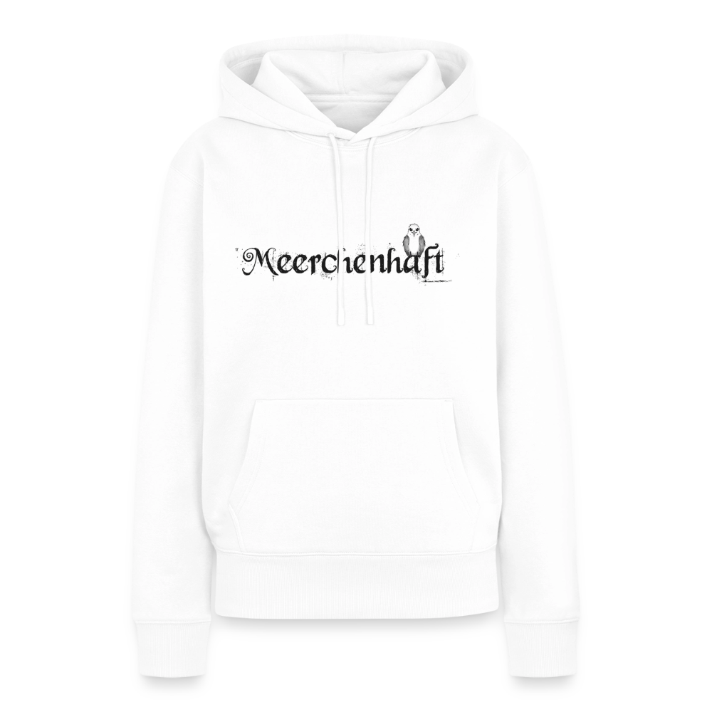 Meerchenhaft Damen Premium Hoodie im nordischen Stil - Weiß