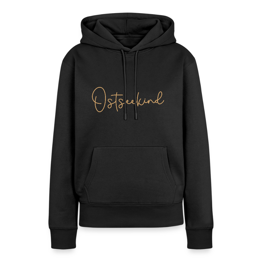 Damen Premium Hoodie - Ostseekind - Schwarz