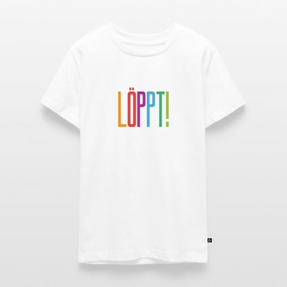 Teenager Premium T-Shirt - Löppt! - Weiß