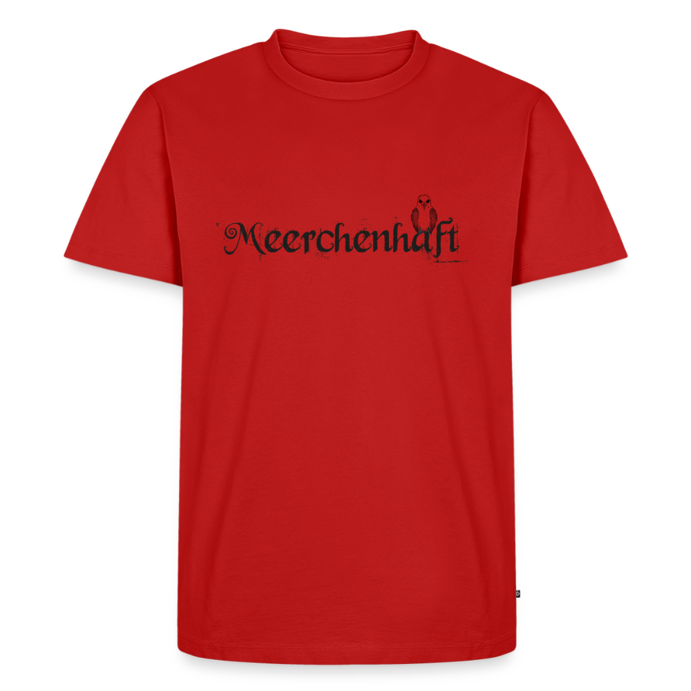 Meerchenhaft Herren Premium T-Shirt im nordischen Stil - Rot