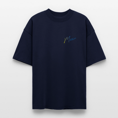 Unisex Oversized Bio T-Shirt - Meer - Navy