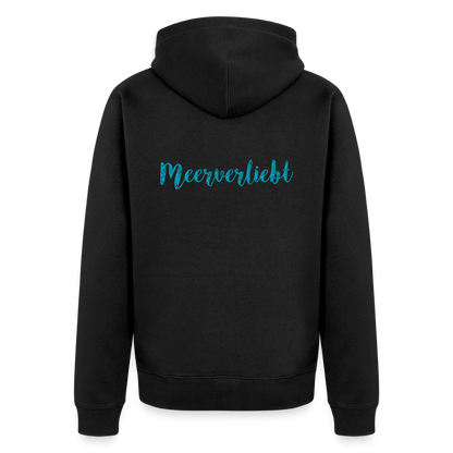 Herren Premium Kapuzenjacke - Meerverliebt - Schwarz