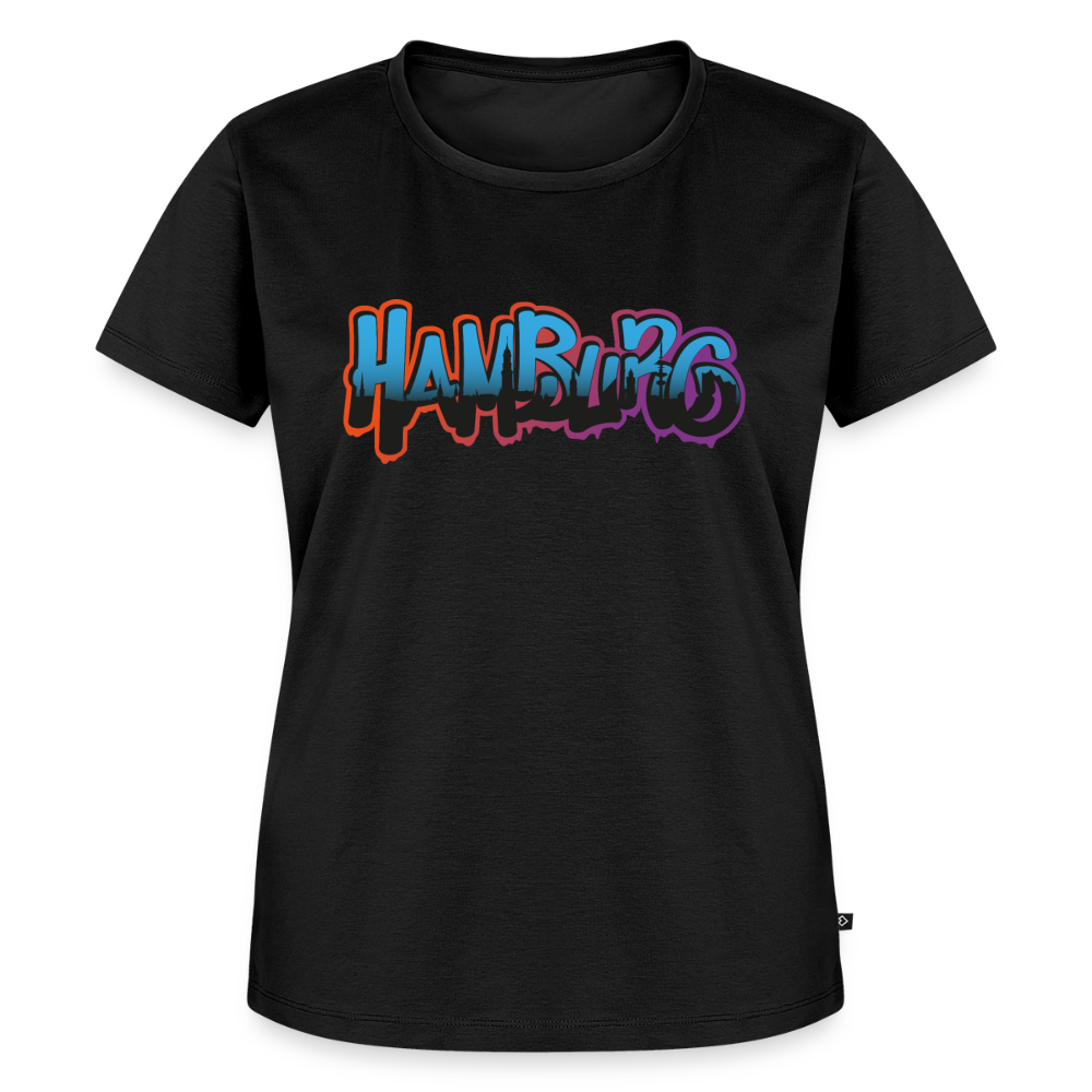 Damen Premium Bio T-Shirt - Hamburg - Schwarz