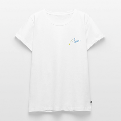Damen Premium Bio T-Shirt - Meer - Weiß