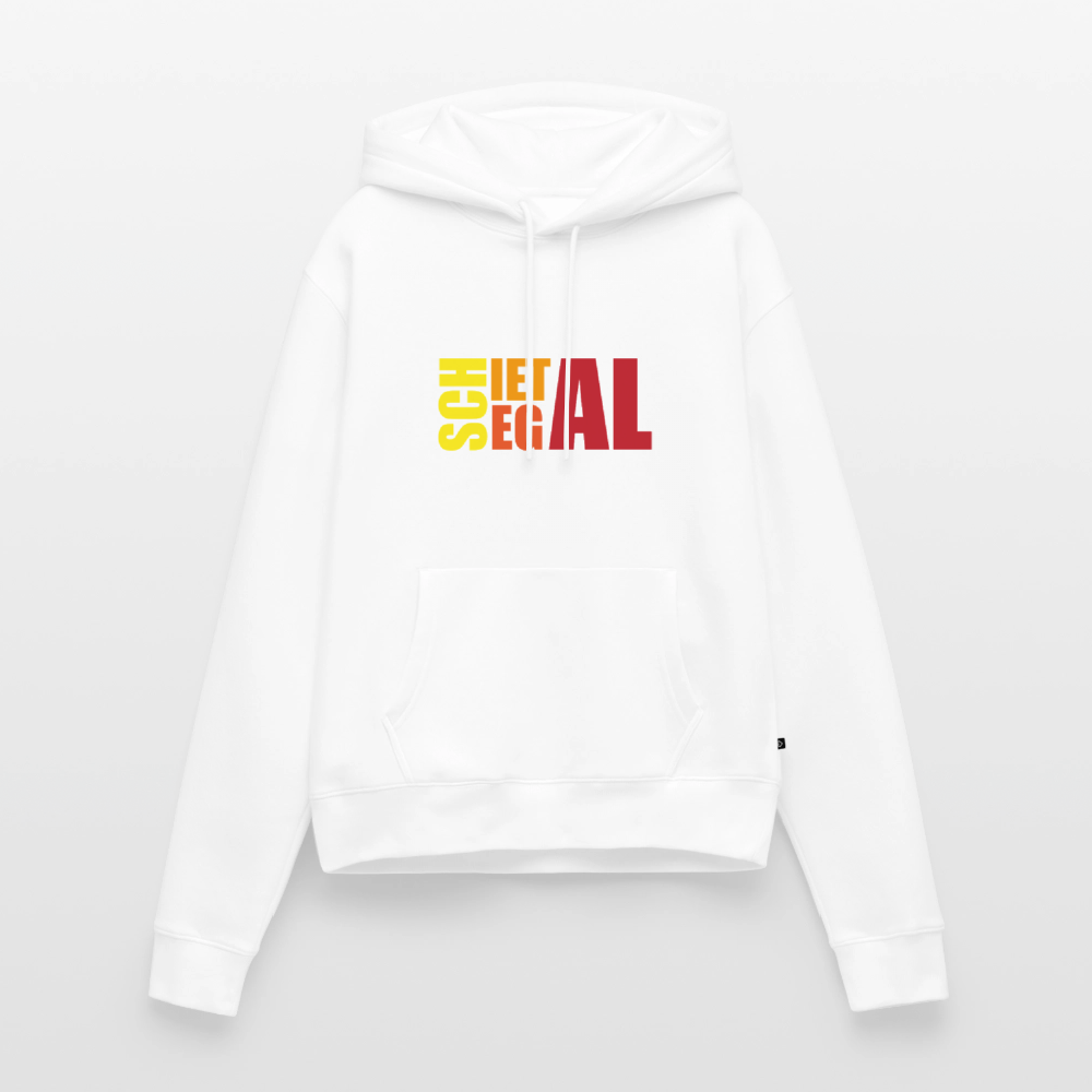 Damen Premium Hoodie - Schietegal - Weiß