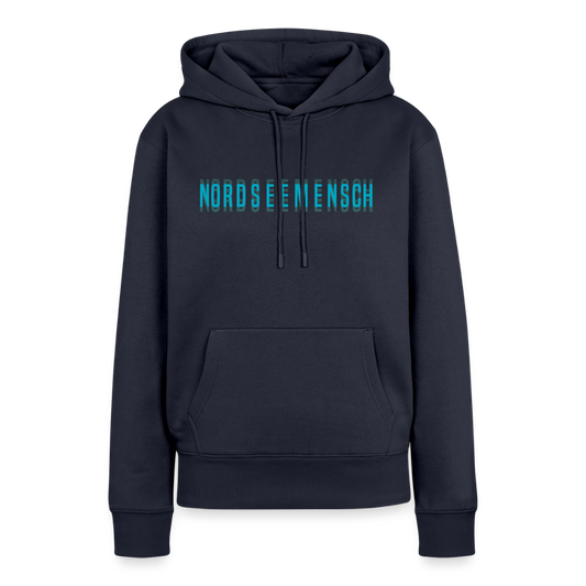 Nordseemensch - Damen Premium Hoodie - Navy