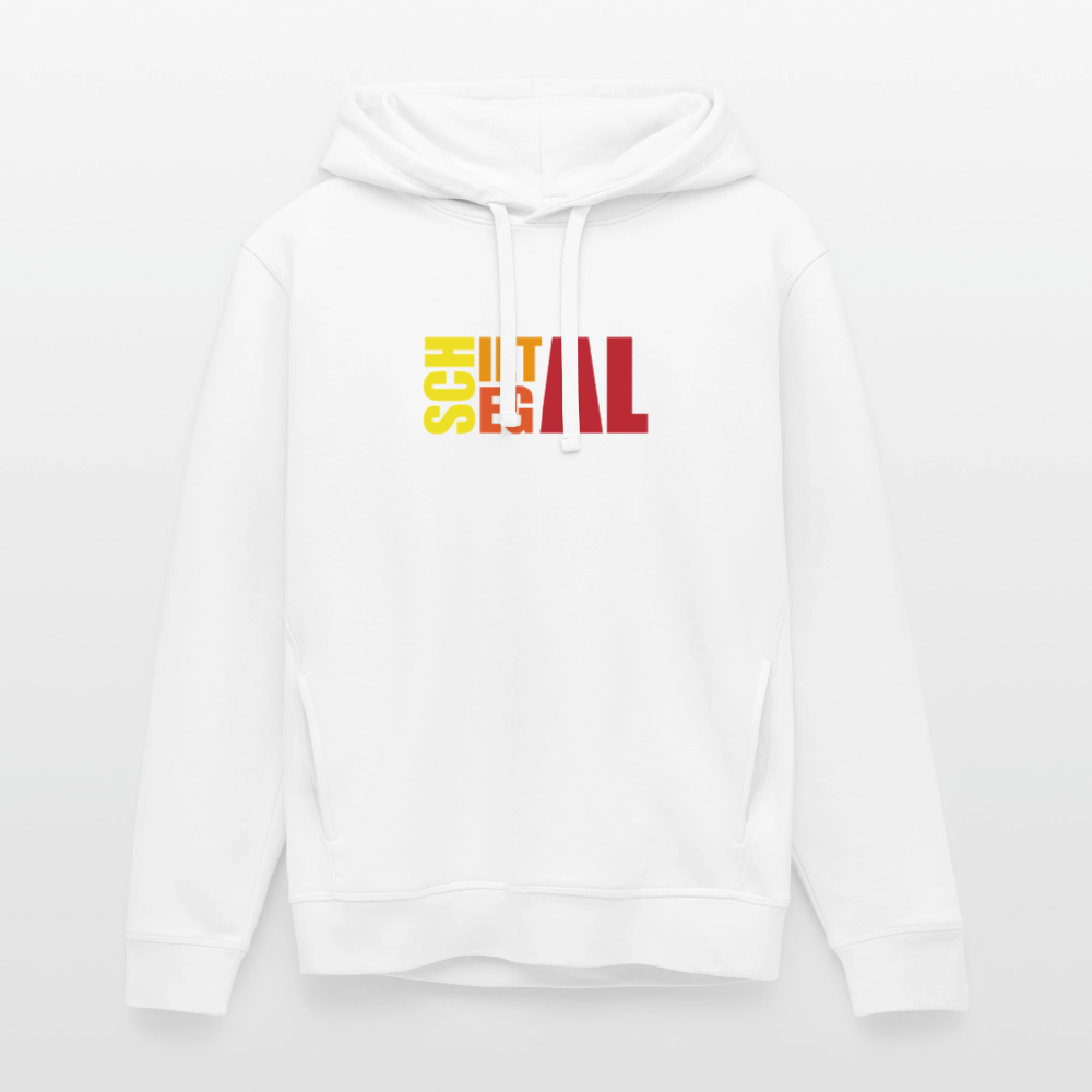 Unisex Bio-Hoodie - Schietegal - Weiß