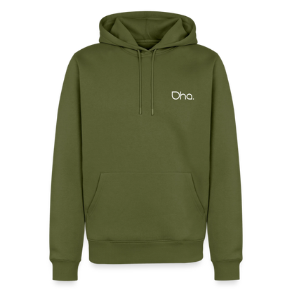 Oha (weiß) - Herren Premium Hoodie - Khaki