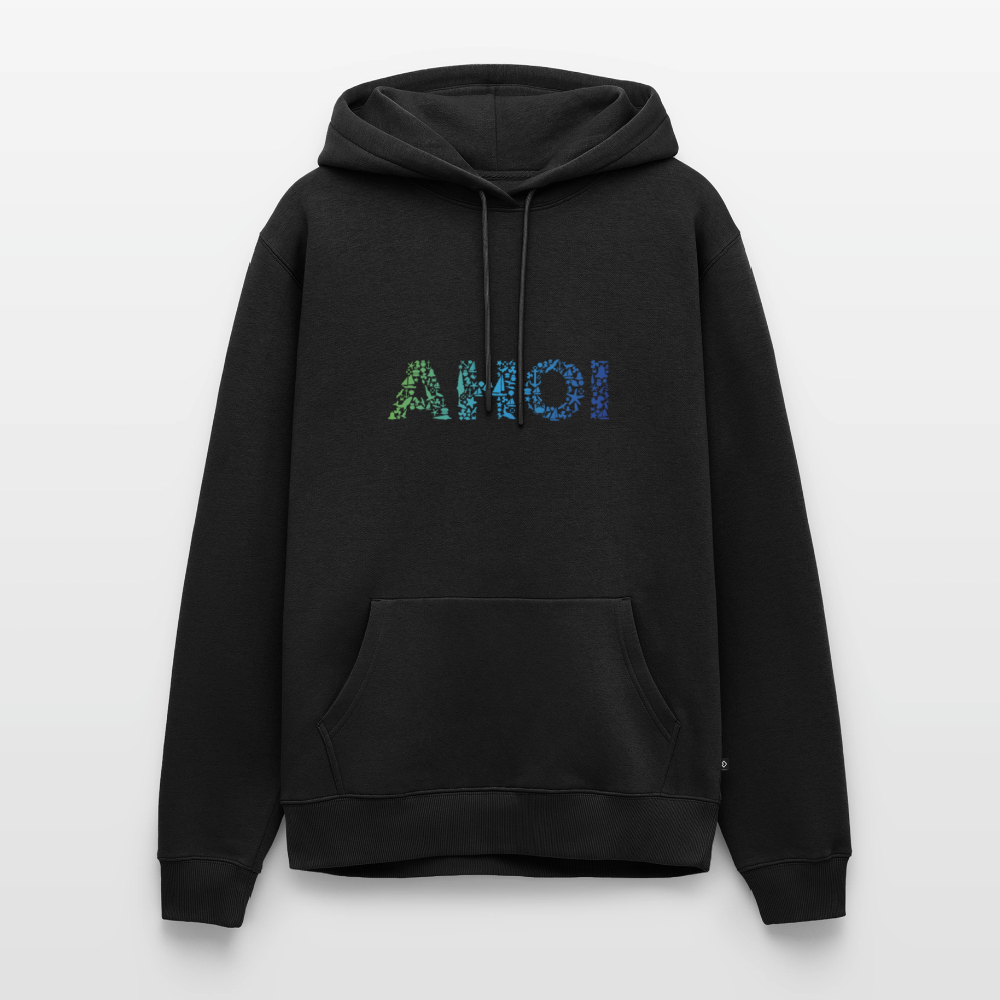 Herren Premium Hoodie - Ahoi doodles - Schwarz