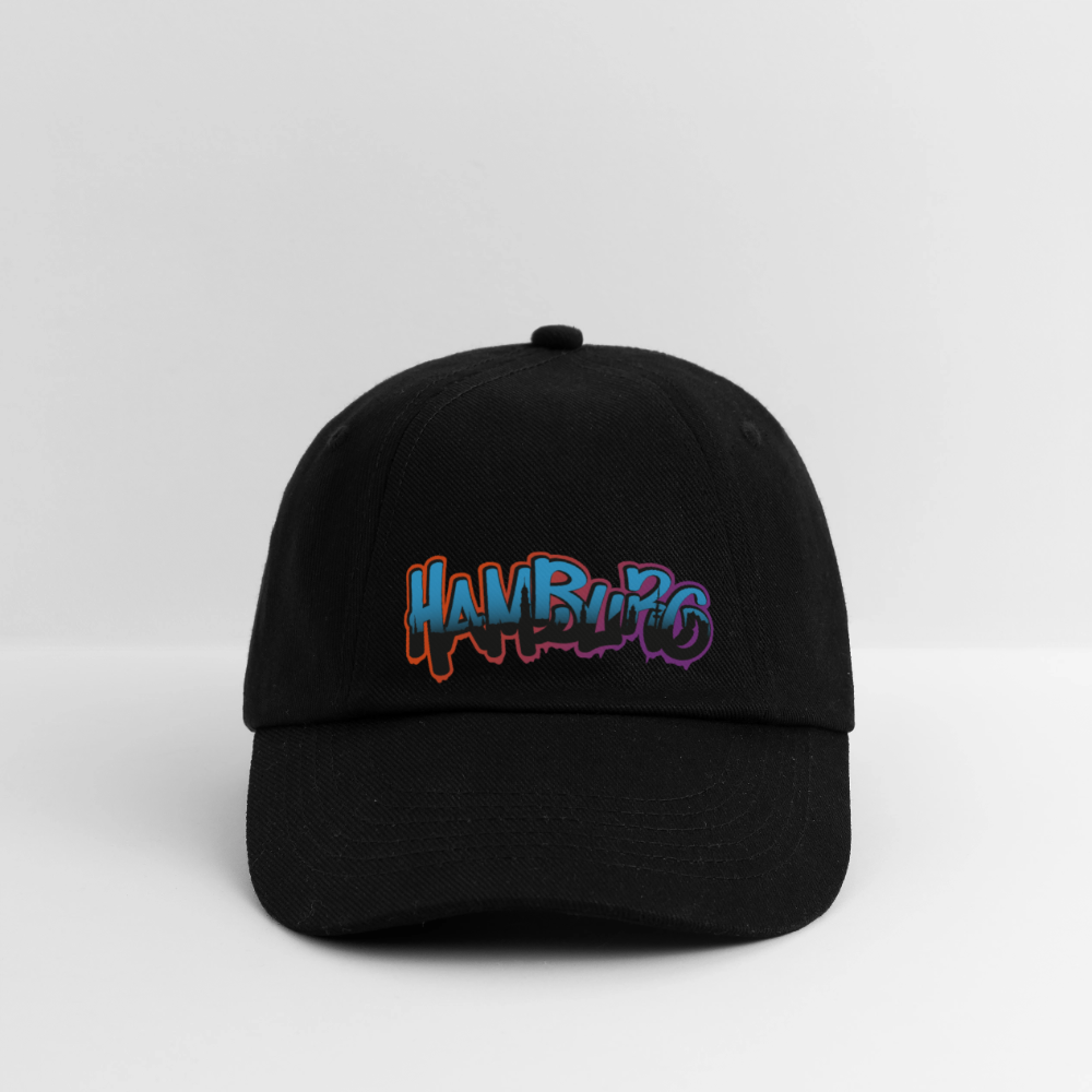 Baseballkappe - Hamburg - Schwarz/Schwarz