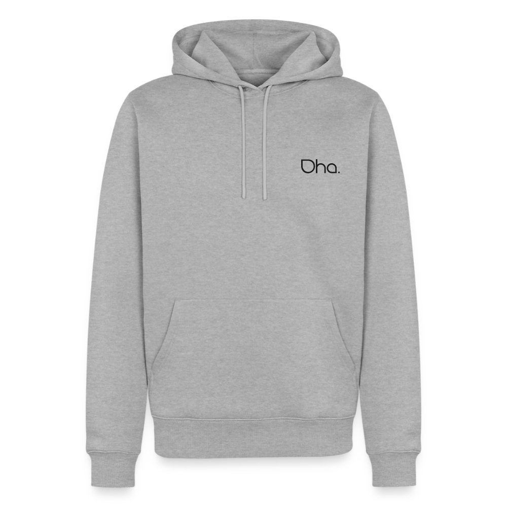 Oha Herren Premium Hoodie - Grau meliert