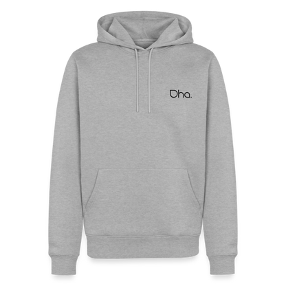 Oha Herren Premium Hoodie - Grau meliert