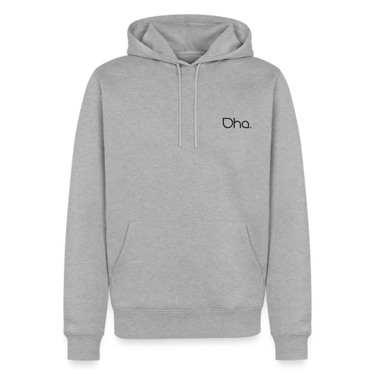 Oha Herren Premium Hoodie - Grau meliert
