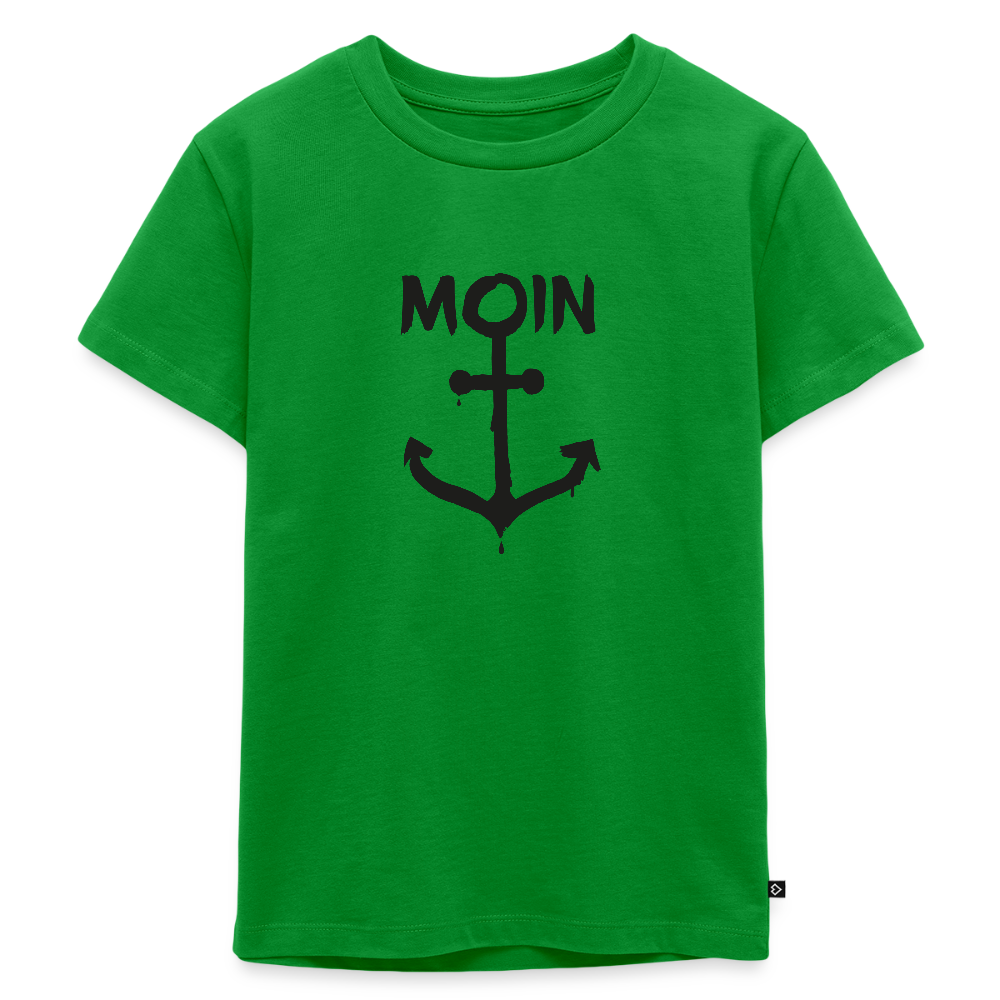 Kinder Premium T-Shirt - Moin Anker - Grün
