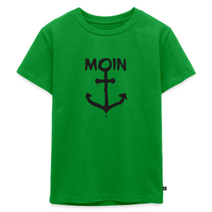 Kinder Premium T-Shirt - Moin Anker - Grün