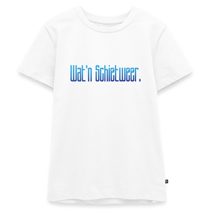 Teenager Premium T-Shirt - wat'n Schietweer - Weiß