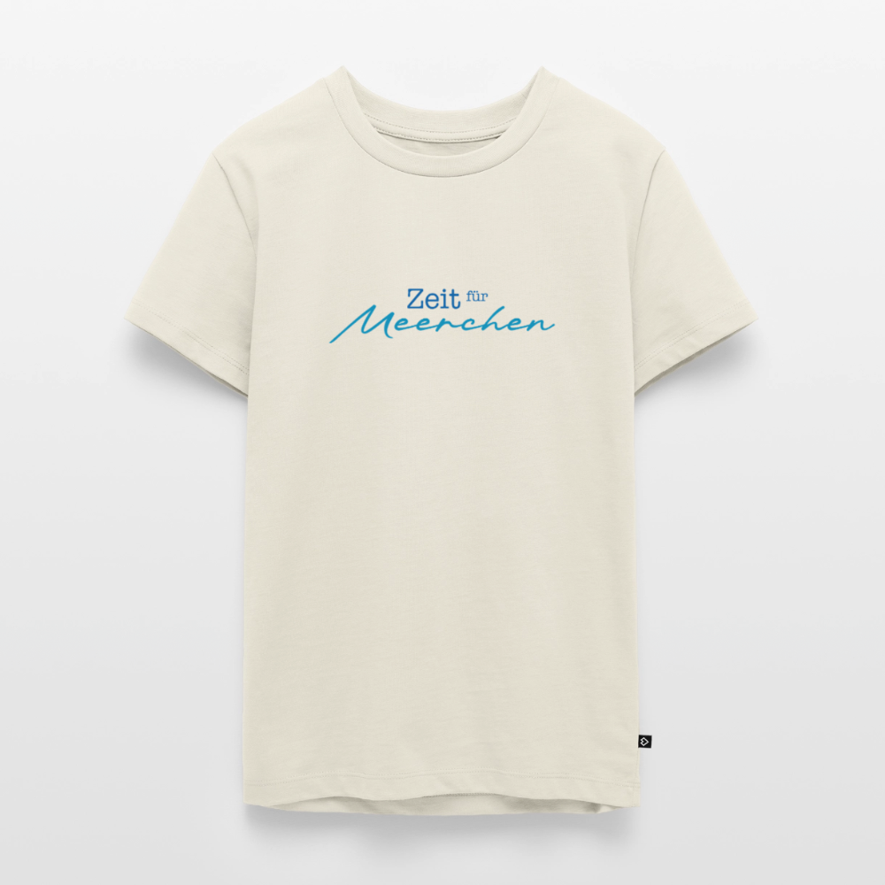 Teenager Premium T-Shirt "Zeit für Meerchen" - Naturweiß