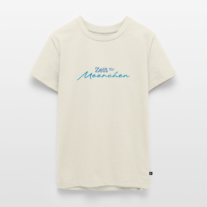 Teenager Premium T-Shirt "Zeit für Meerchen" - Naturweiß