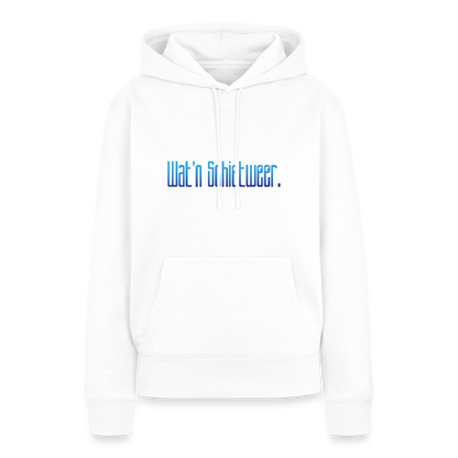 Damen Premium Hoodie - wat'n Schietweer - Weiß