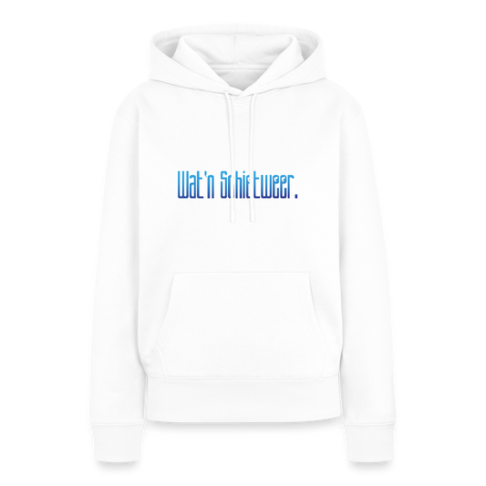 Damen Premium Hoodie - wat'n Schietweer - Weiß